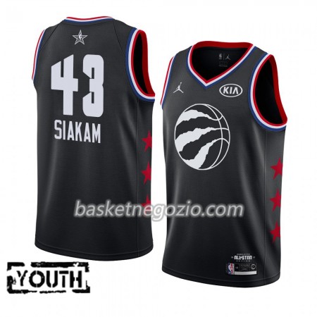 Canotte Bambino Toronto Raptors Pascal Siakam 43 2019 All-Star Jordan Brand Nero Swingman